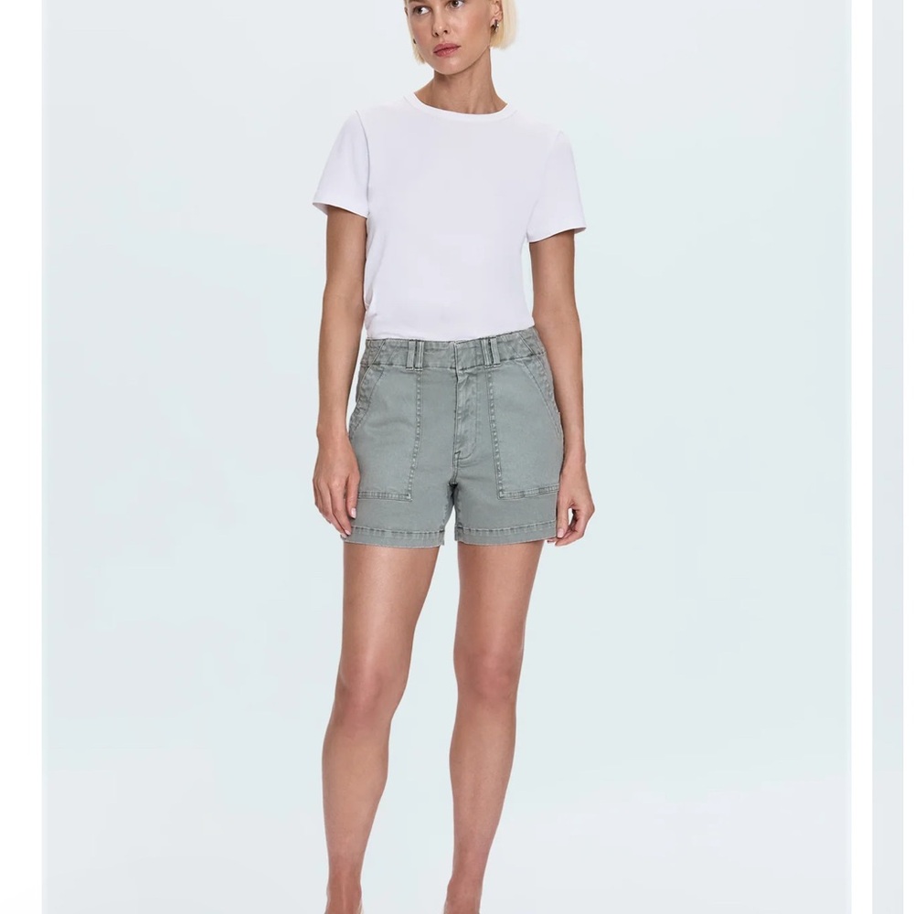 PISTOLA MARISSA HIGH RISE UTILITY SHORT - BLUFF GREEN